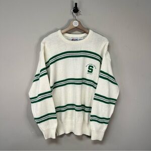 90s Michigan State Knit Sweater